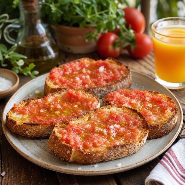 Pan con Tomate